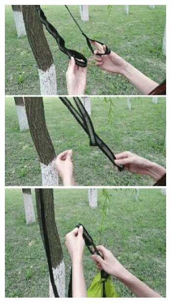 Гамак Zaofeng, светло-зеленый фотография 5