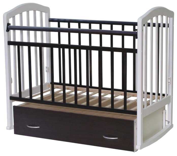 Кроватка Антел Алита-4 (с ящиком), качалка, полозья для качания фотография 2