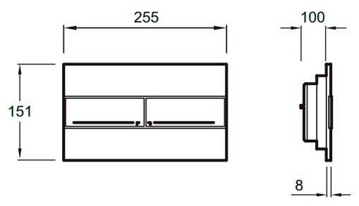 Кнопка смыва Jacob Delafon E4316-00 фотография 1