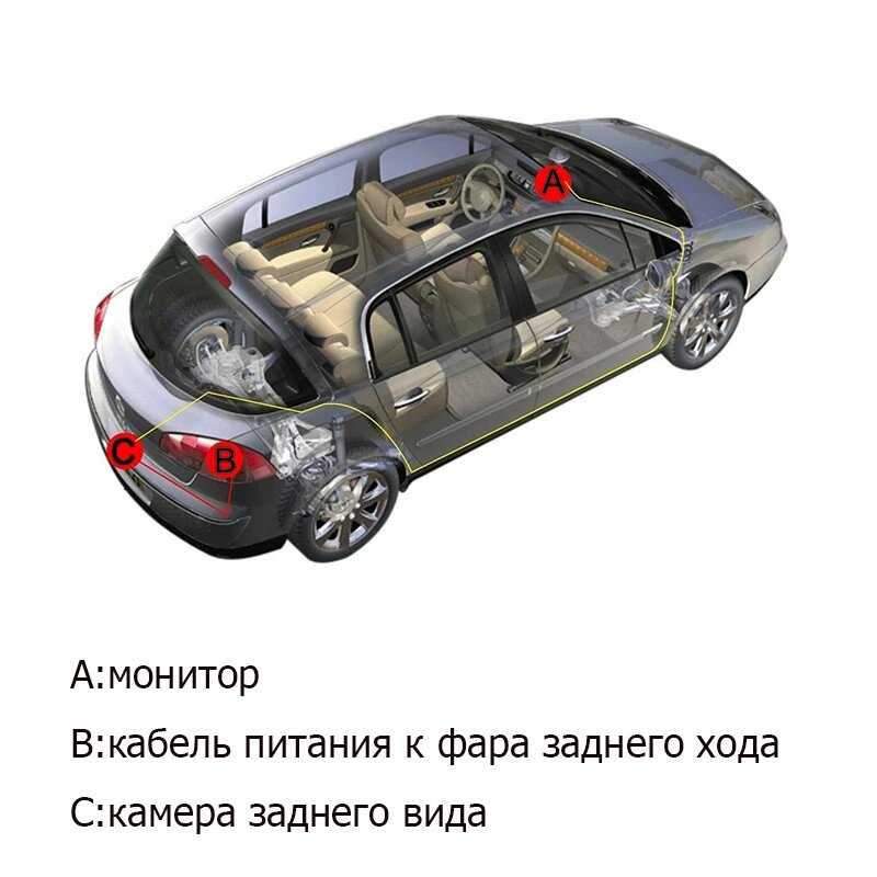 Водонепроницаемая автомобильная камера заднего вида Toyota Камера заднего вида (для Toyota Corolla) фотография 5