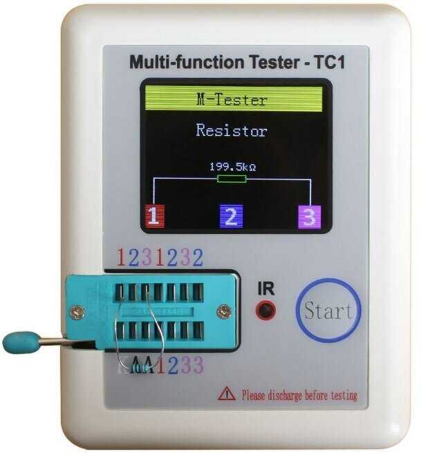 Многофункциональный измеритель Tester-TC1 (RLC, ESR, транзисторы) фотография 6