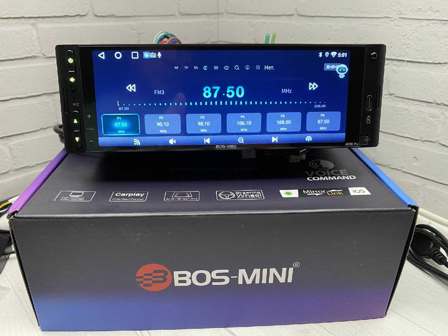 Автомагнитола 1din Bos-Mini BOS-А659D PRO (BOS-А659D) фотография 10