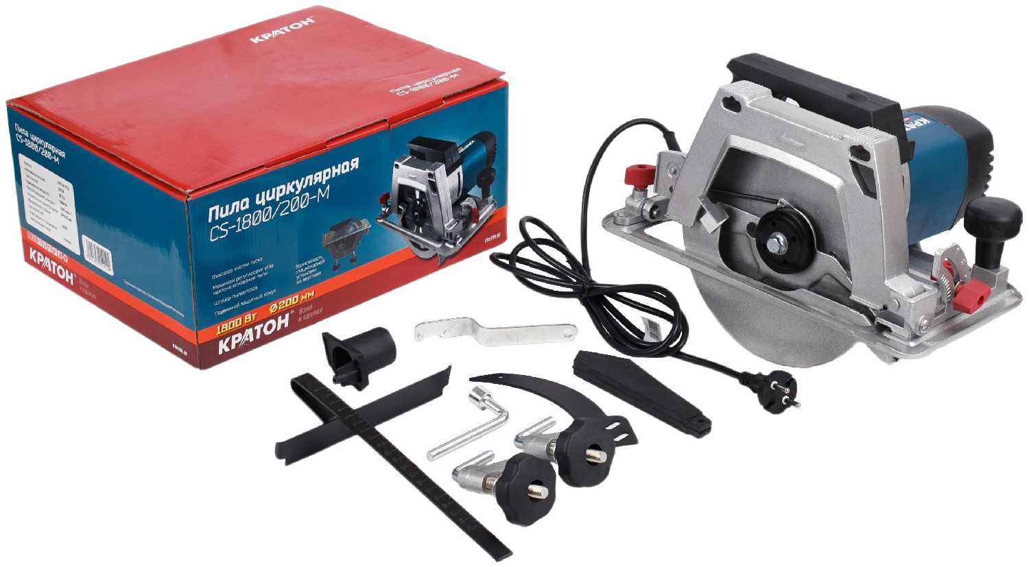 Дисковая пила Кратон CS-1800/200-M фотография 3