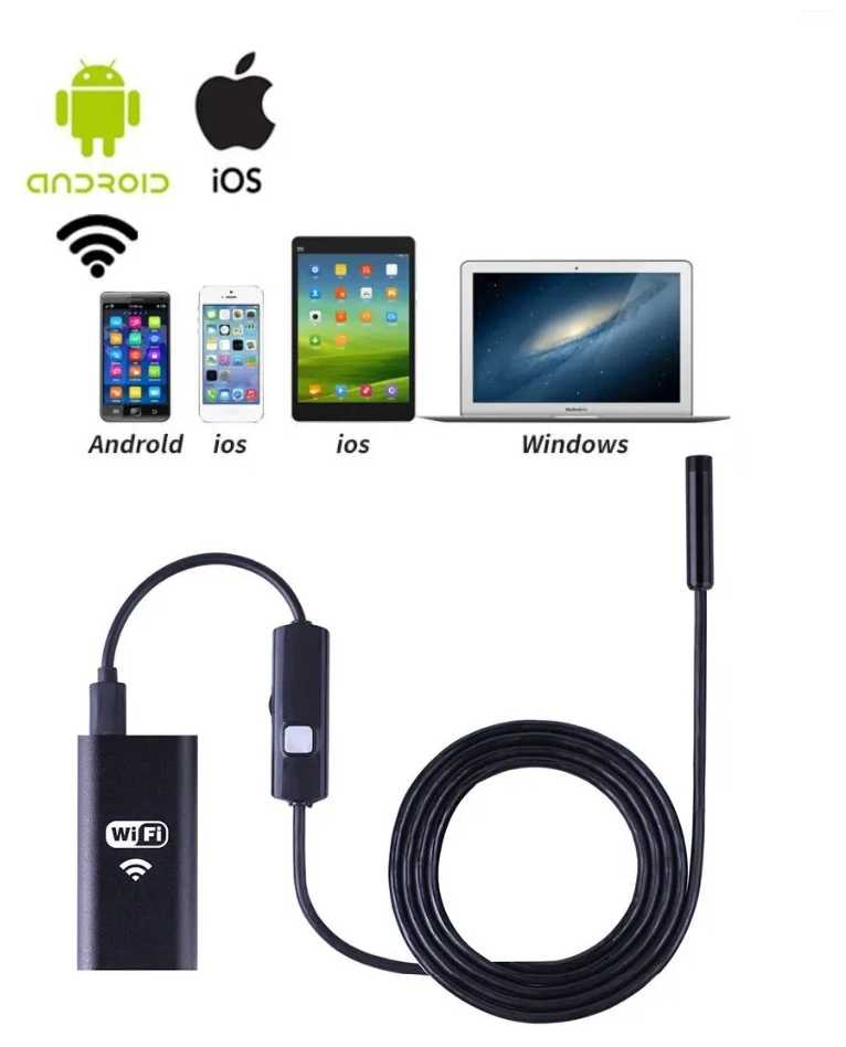Камера эндоскоп Wi-Fi F99 2MP фотография 7