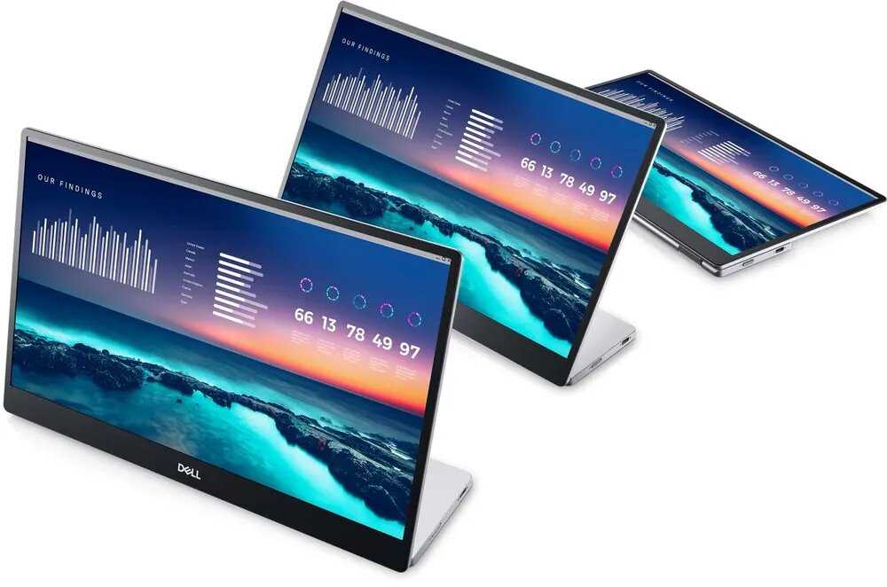 Портативный монитор DELL P1424H фотография 2