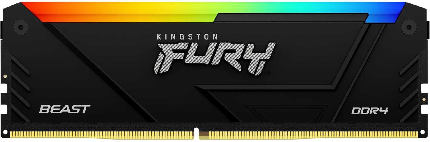 Оперативная память Kingston FURY Beast RGB [16GB DDR4 (Kit of 2)] [KF432C16BB2AK2/16] фотография 3