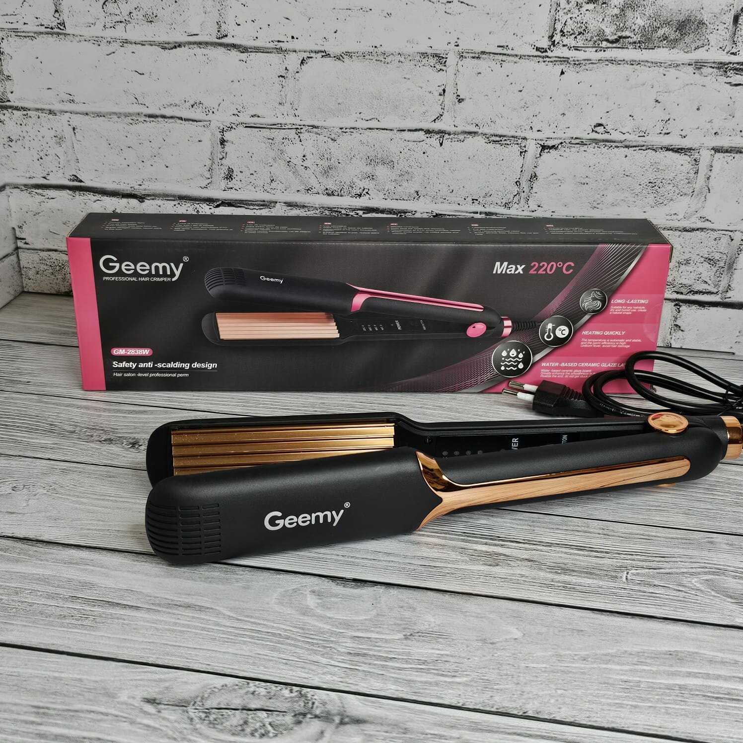 Щипцы-гофре Плойка гофре для завивки волос фотография 14