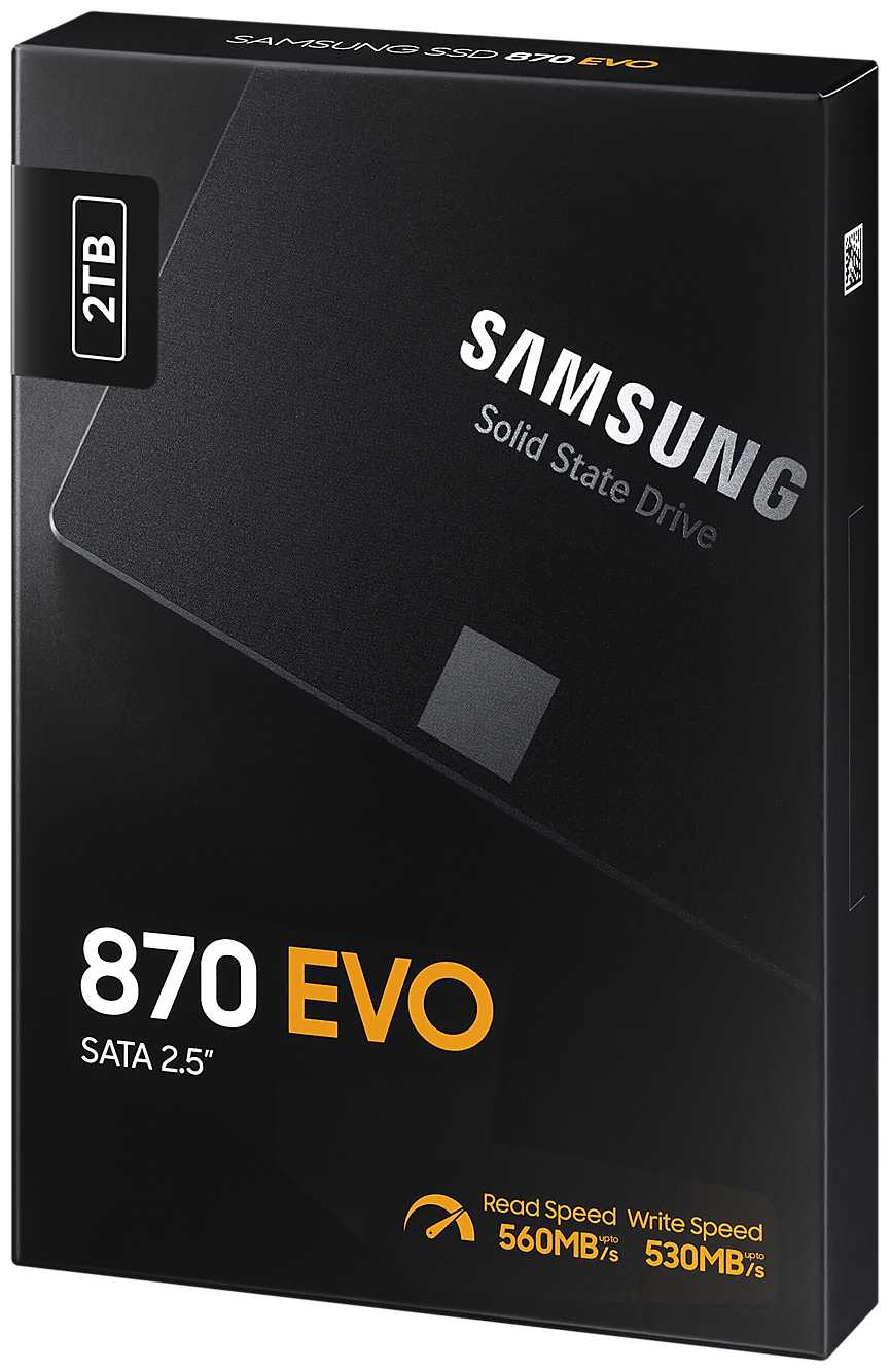 Твердотельный накопитель Samsung 870 EVO SATA (MZ-77E2T0BW) фотография 6