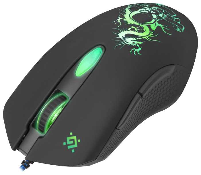 Игровая мышка для компьютера Defender Sky Dragon оптика 6 кнопок 3200 dpi фотография 8