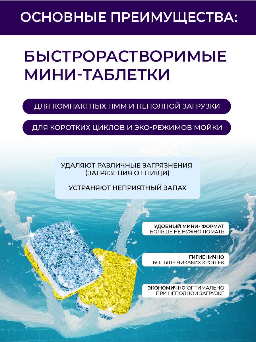 Мини Таблетки для мытья посуды Frau Schmidt