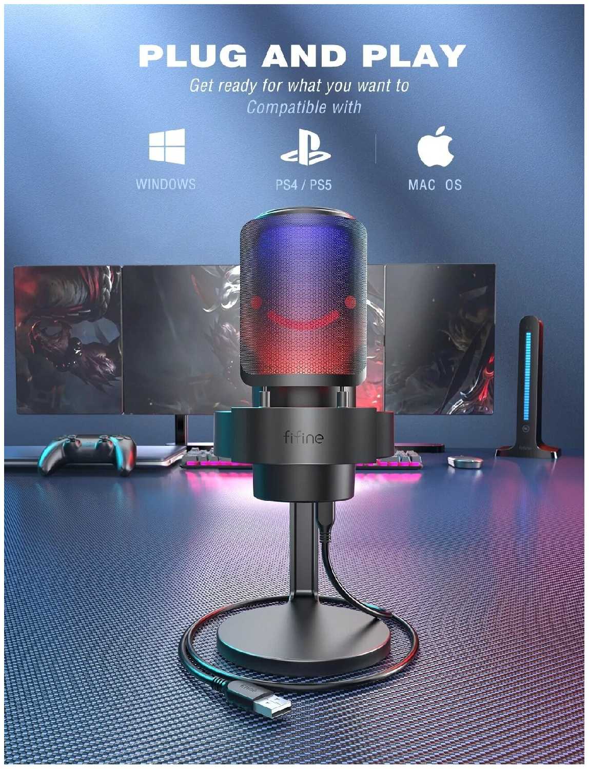 Микрофон Fifine AmpliGame A8 фотография 15