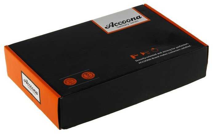 Смеситель для раковины (умывальника) Accoona H71 A4871, вентильный фотография 4