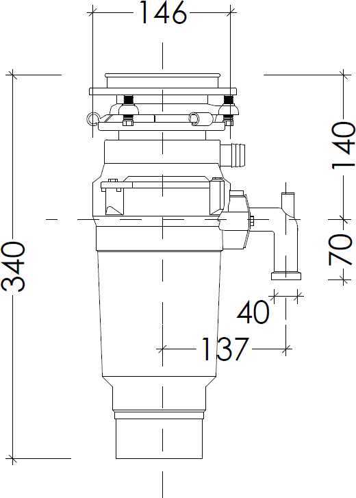 Бытовой измельчитель WASTE FIGHTER F-22 Standard фотография 18