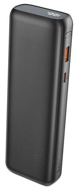 Универсальный Доп. Аккумулятор 15000mAh, Q8, HOCO, вход Type-C, черный