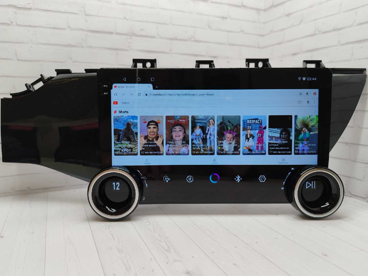 Магнитола Kia Магнитола с крутилками (андроид 13, QLED экран 10') фотография 13