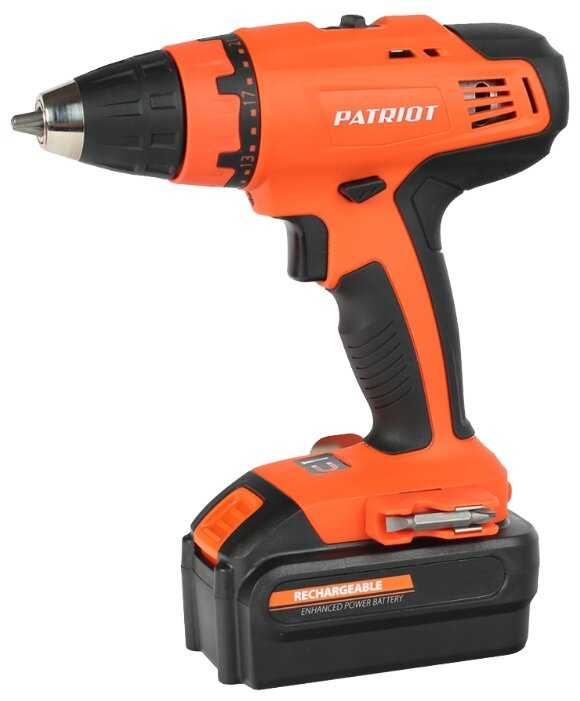 Аккумуляторная дрель-шуруповерт PATRIOT BR 120 2018