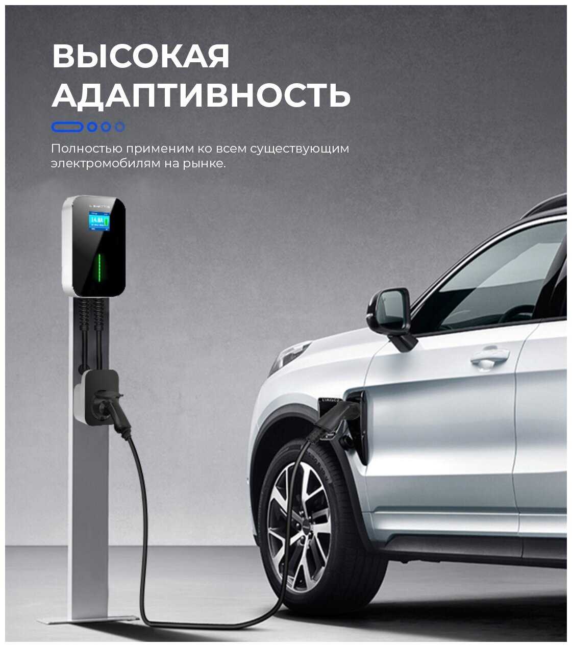 Зарядная станция Besen WallBox 22 кВт Type 2 фотография 4