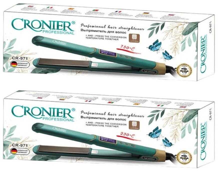 Выпрямитель для волос CR-971 / щипцы для волос/ плойка для волос фотография 7