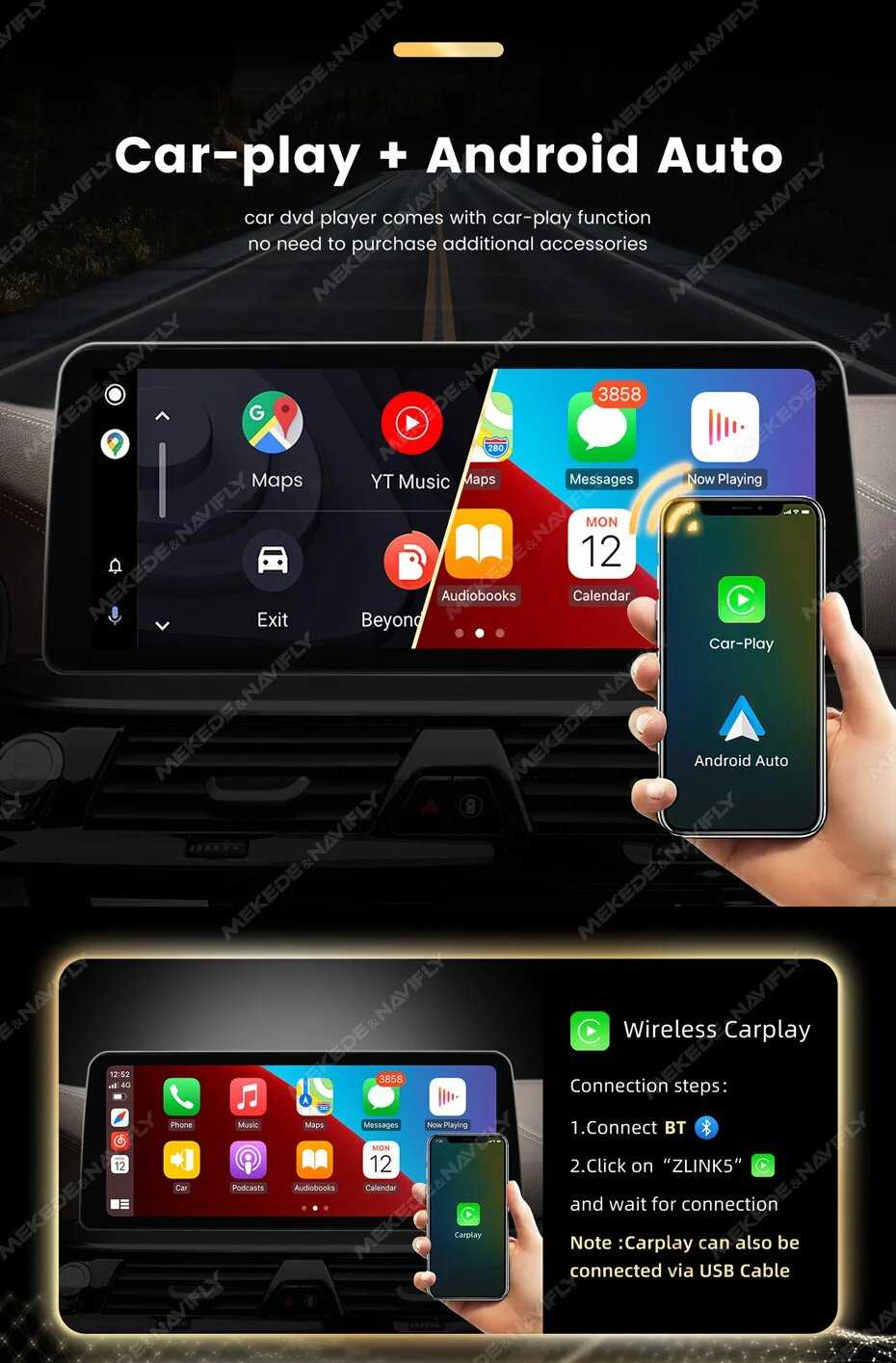 Автомобильный мультимедийный плеер Snapdragon 680 Автомобильный мультимедийный плеер (662 8-256G CIC) фотография 15