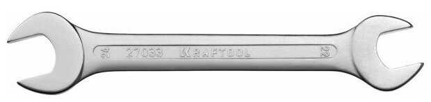 Ключ рожковый Kraftool 27033-22-24, 24 мм х 22 мм фотография 1