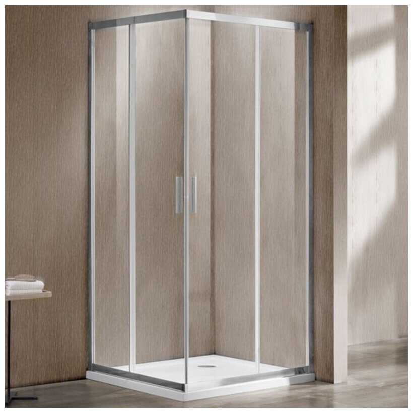 Душевой уголок Vincea Garda VSS-1G9010CL 100x90х190 профиль хром, стекло прозрачное