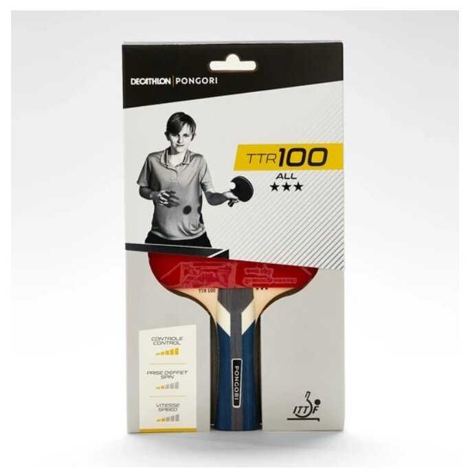 Ракетки для настольного тенниса Decathlon TTR 100 (PONGORI) фотография 6