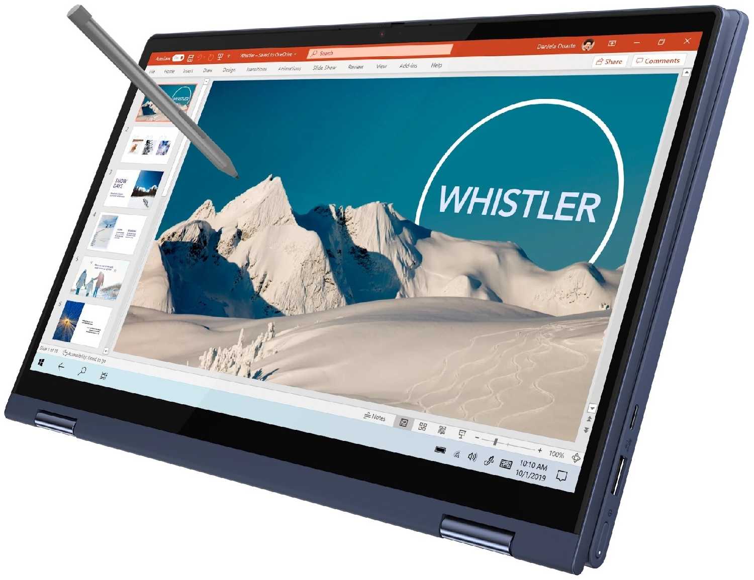 Ноутбук Lenovo Yoga 6 13ALC6 (1920x1080, AMD Ryzen 5 2.1 ГГц, RAM 16 ГБ, SSD 512 ГБ, Windows 11 Home) фотография 4