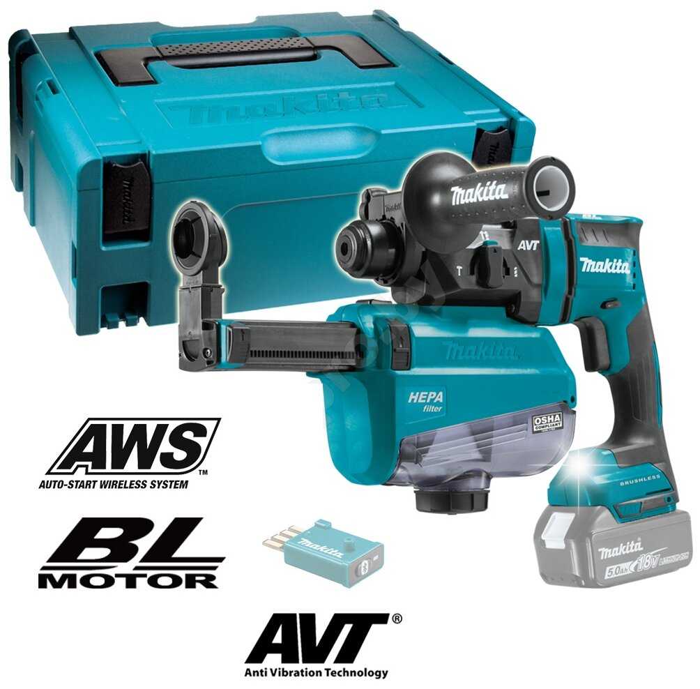 Перфоратор Makita DHR182ZWJ фотография 9