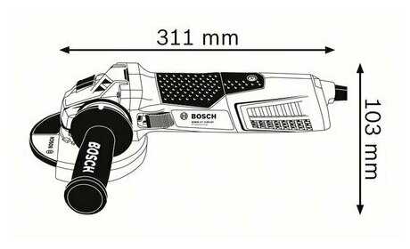 УШМ BOSCH GWS 19-125 CI фотография 9