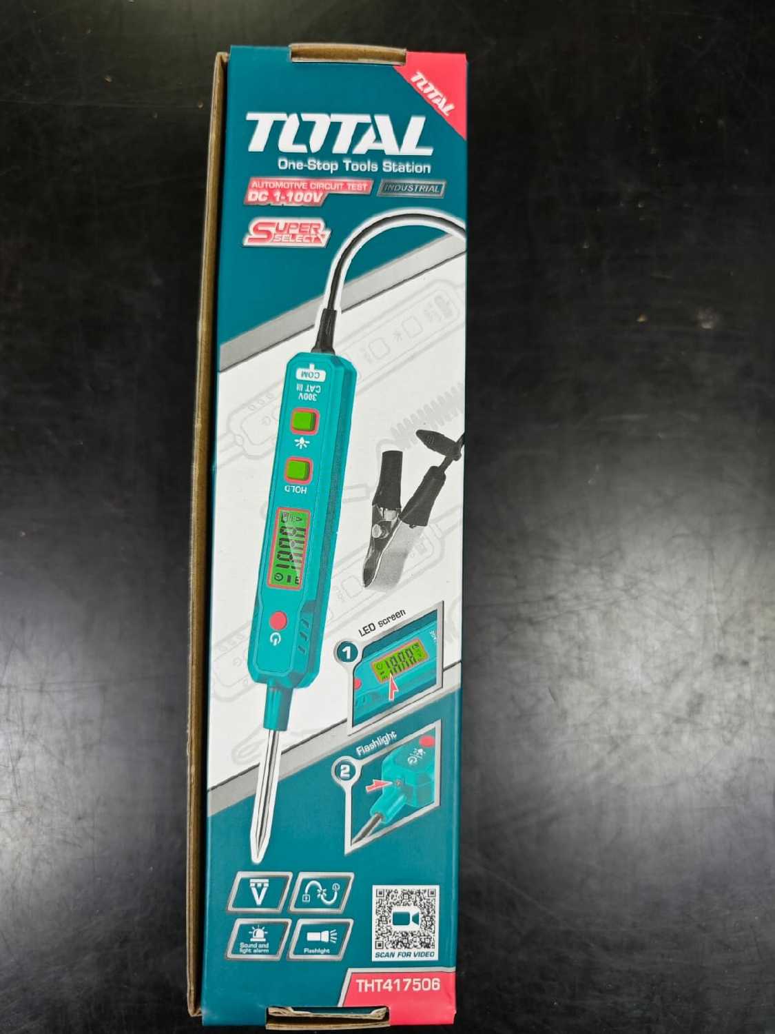 Тестер-пробник автомобильный TOTAL Тестер-пробник автомобильный (THT417506)