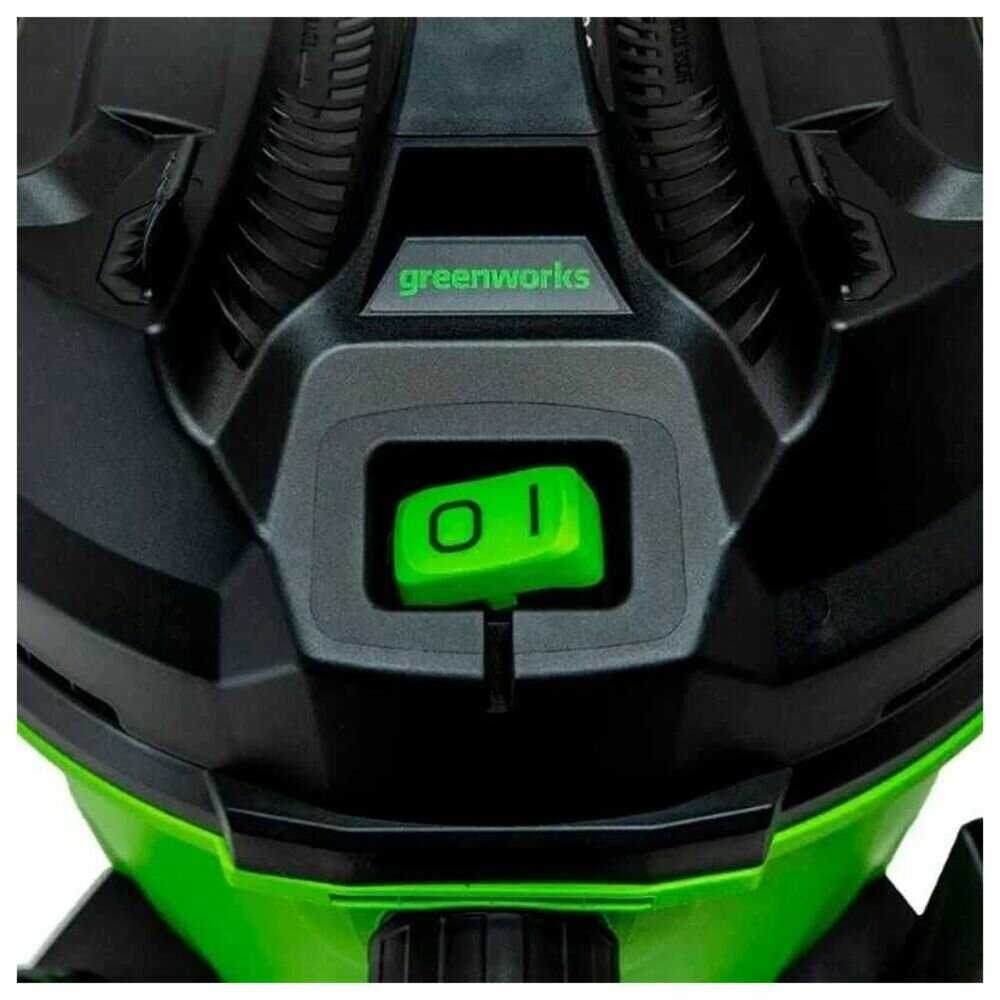 Строительный пылесос Greenworks G120WDV фотография 9