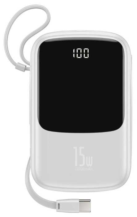Портативный аккумулятор Baseus QPow Type-C Cable 10000mAh