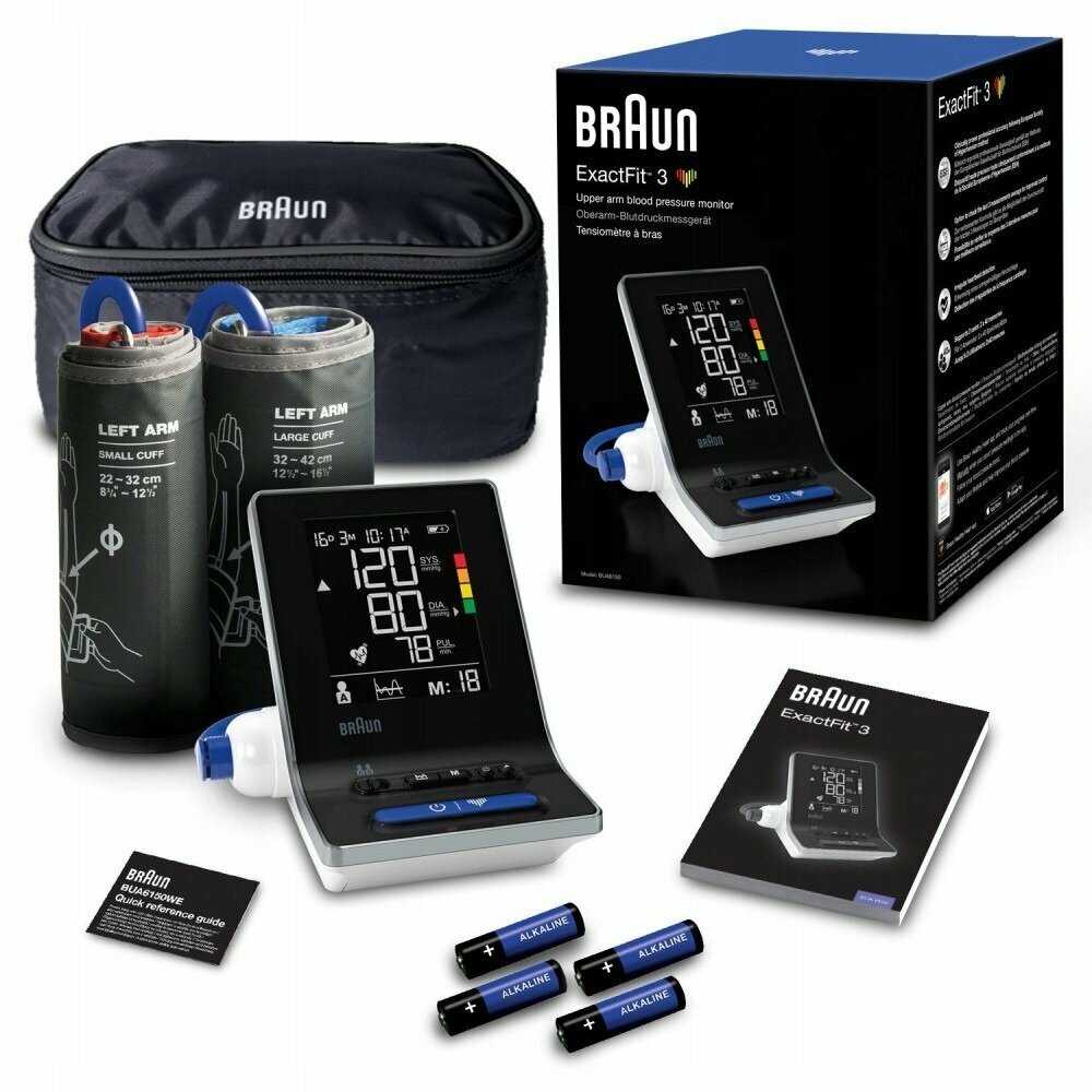 Тонометр автоматический Braun ExactFit3 (BUA6150)