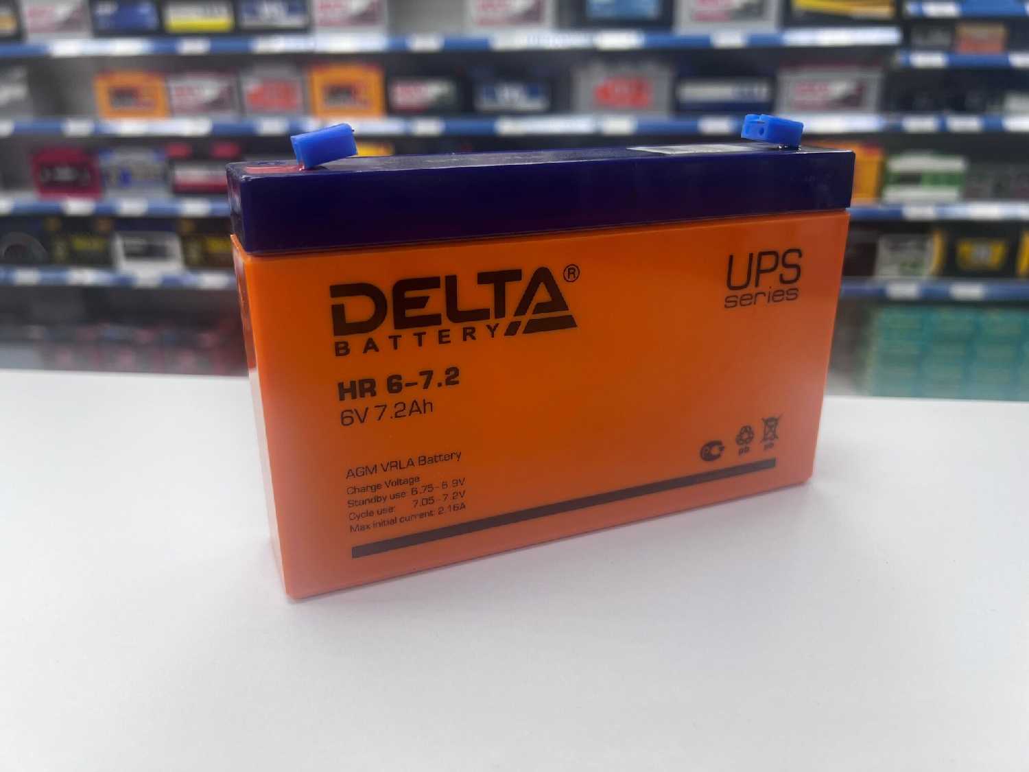 Аккумуляторная батарея DELTA HR 6-7.2 (6В) фотография 1