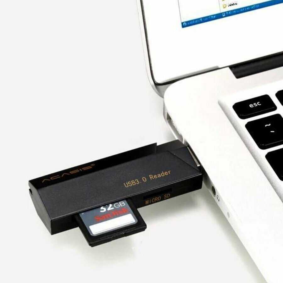 Картридер Acasis Universal Multinational High-speed USB3.0 Multi-Card Reader (IS001) фотография 7