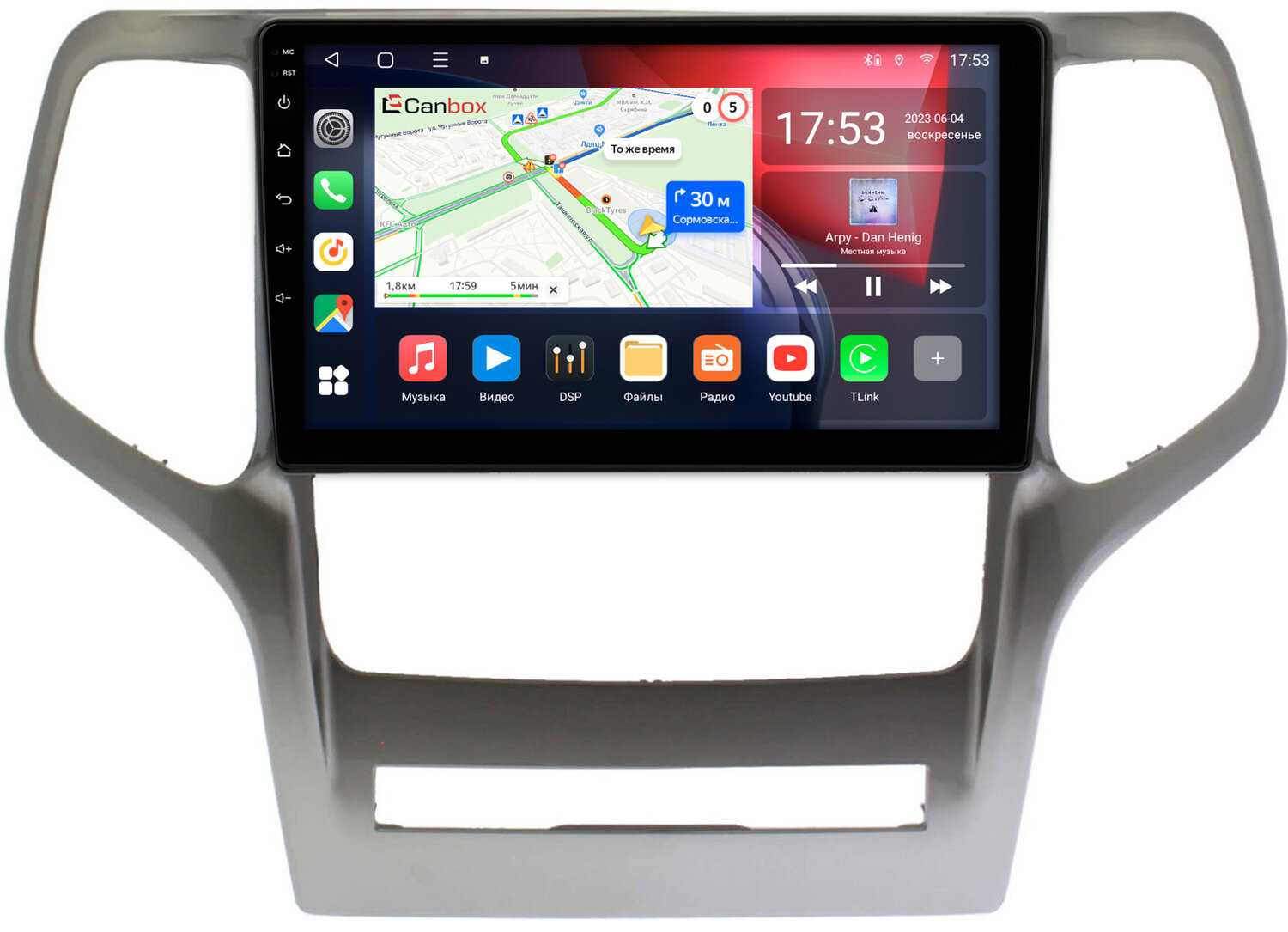 Штатная магнитола Canbox L-Line 4169-9481 Jeep Grand Cherokee 4 (WK2) (2010-2013) Android 10