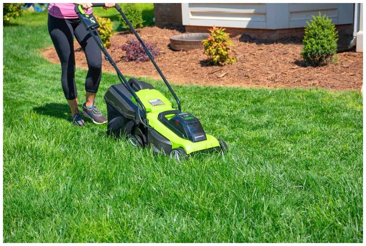 Аккумуляторная газонокосилка Greenworks G24X2LM41 (2512607) фотография 16