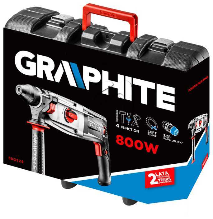 Перфоратор Graphite 58G529, 800 Вт фотография 1