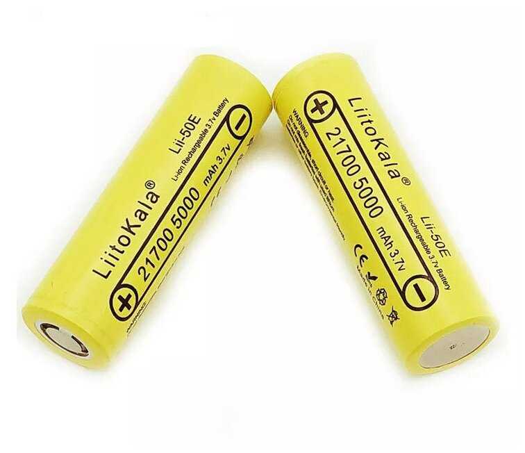 Аккумулятор 21700 Li-Ion LiitoKala Lii-50E 5000mAh 3,7В фотография 3