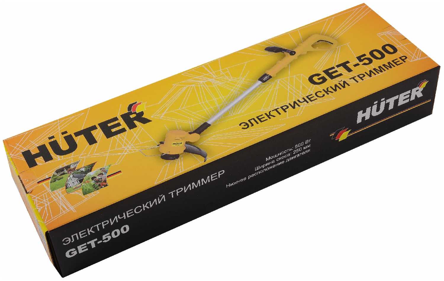 Триммер электрический Huter GET-500 фотография 9