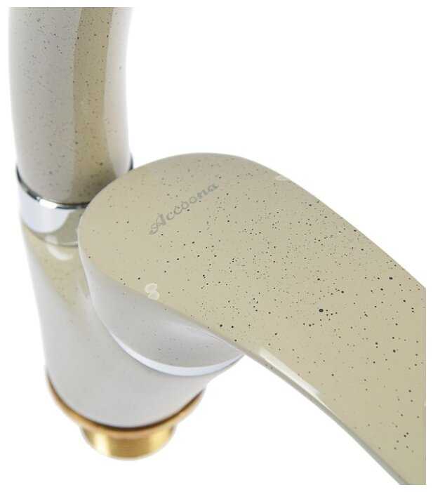 Смеситель для раковины (умывальника) Accoona A4053 color, рычажный фотография 2