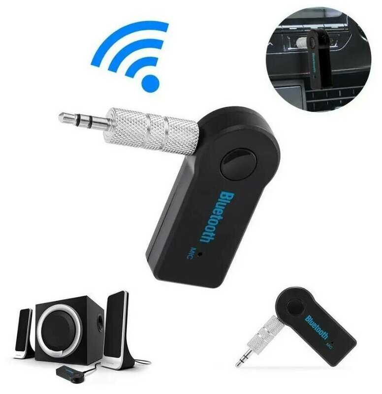 Автомобильный Bluetooth адаптер беспроводной с AUX-переходником BT350 фотография 2