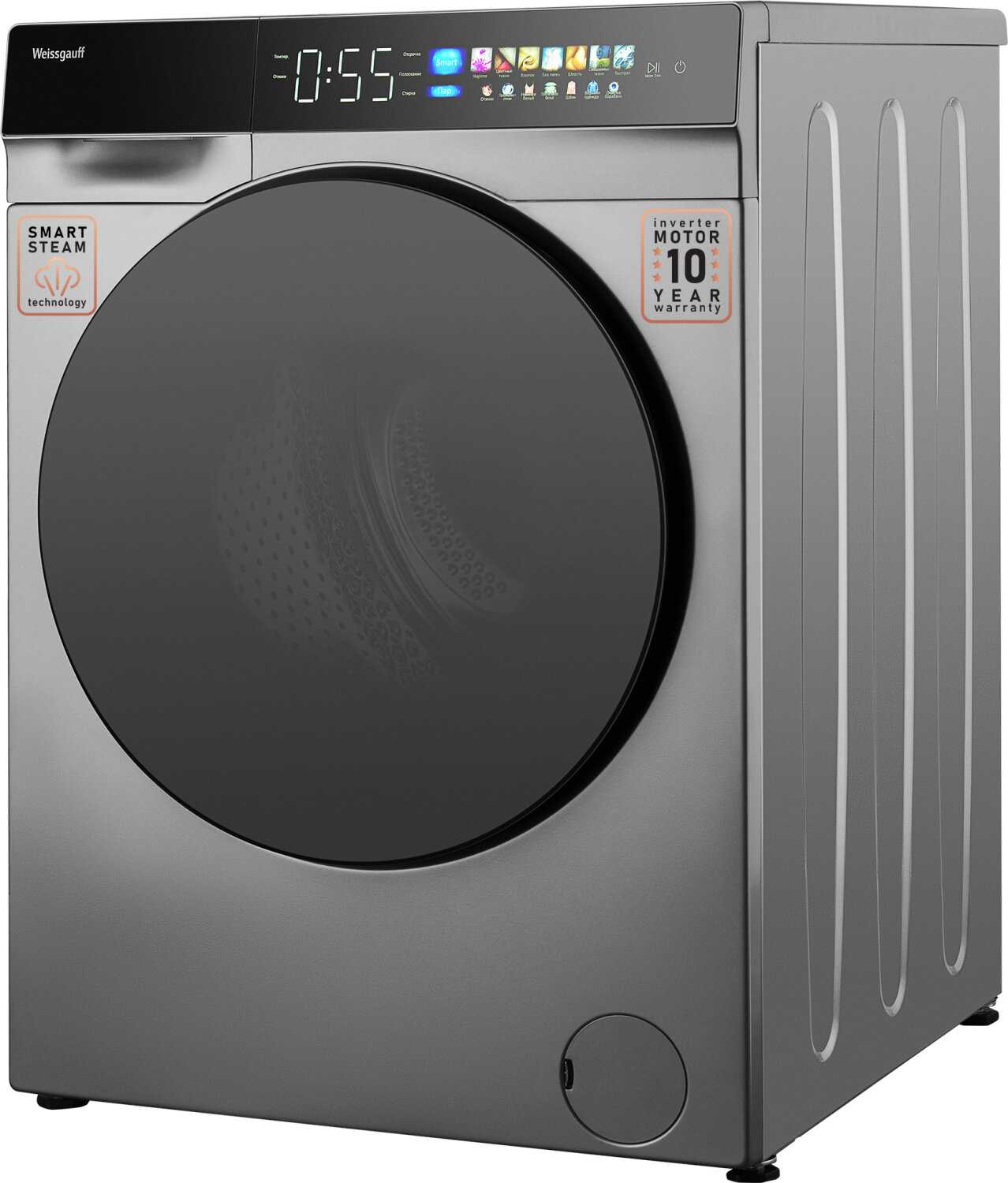 Стиральная машина Weissgauff WM 998 Full Touch DC Inverter Steam фотография 13