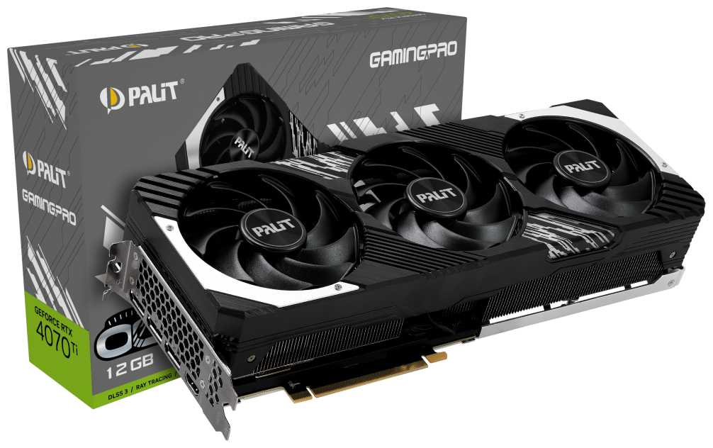 Видеокарта Palit GeForce RTX 4070 Ti GamingPro OC (NED407TT19K9-1043A) фотография 9