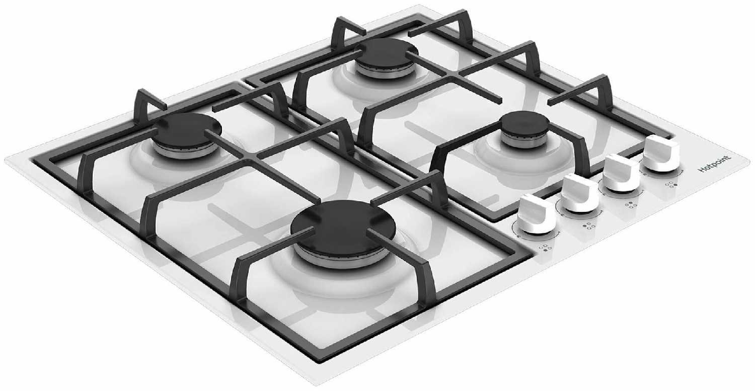 Встраиваемая газовая варочная панель Hotpoint HGMT 642 (WH) фотография 17