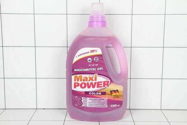 Гель концентрат Maxi Power + пятновыводитель (3300 мл) фотография 5