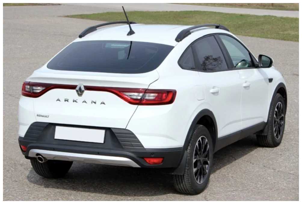 Рейлинги для Renault Arkana c 2019 - черные фотография 9