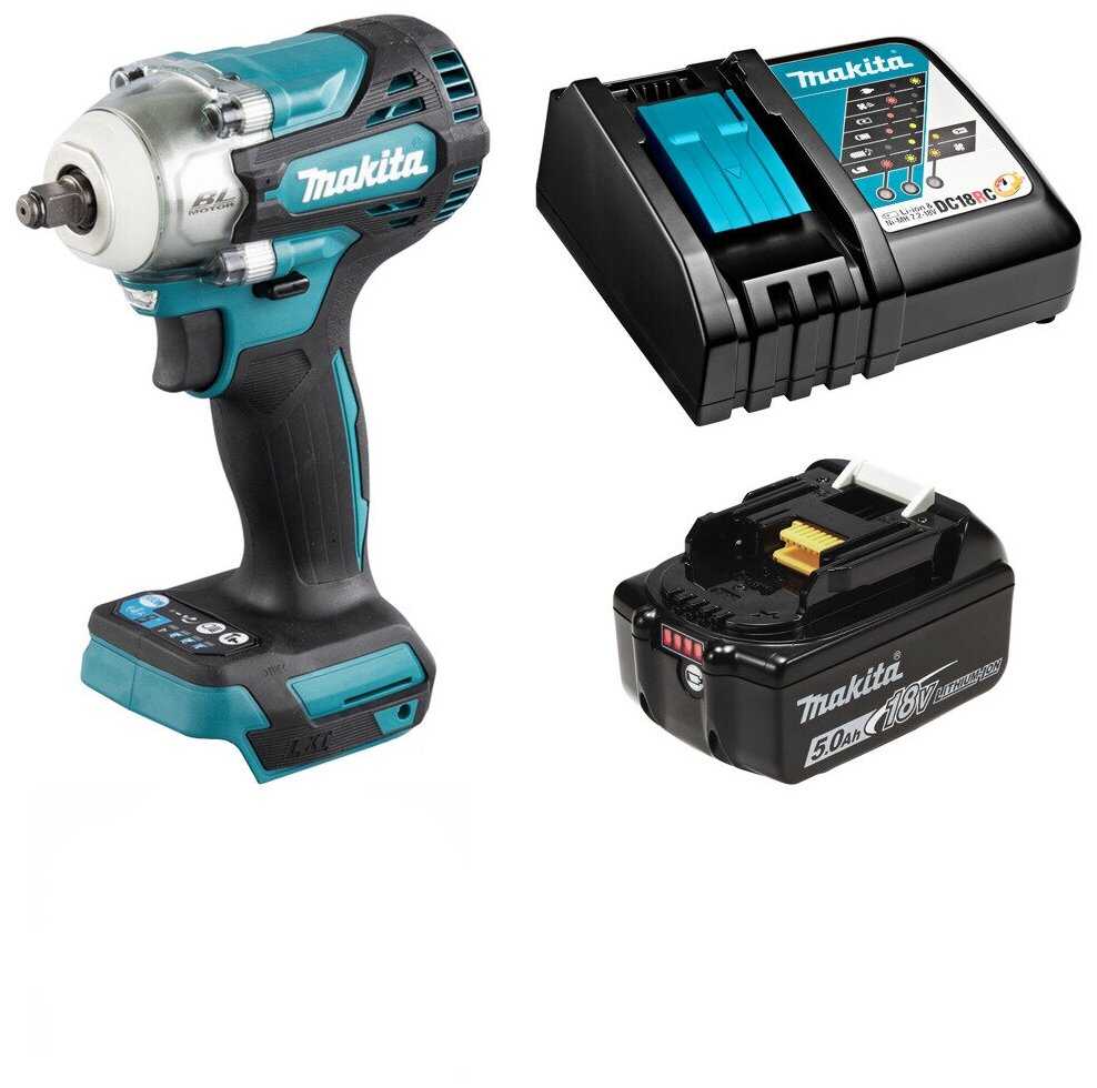 Аккумуляторный гайковерт Makita LXT BL DTW300Z фотография 9
