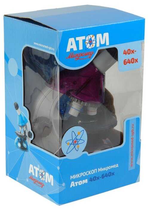 Микроскоп Микромед Атом 40x-640x фотография 17