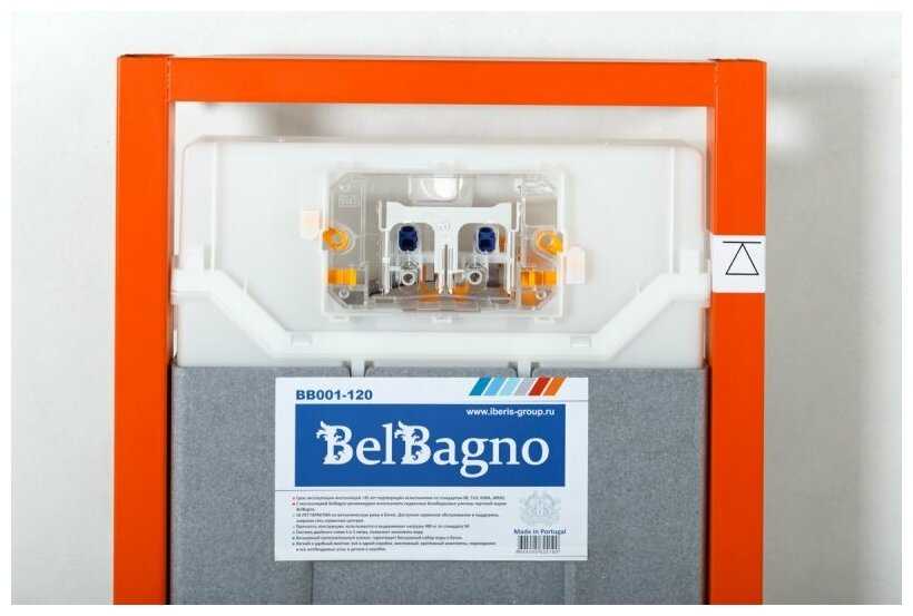 Инсталляция BELBAGNO для подвесного унитаза BB001-120 фотография 2